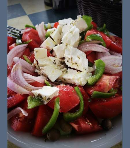 Greek Salad ( Gidospito bar cafe )